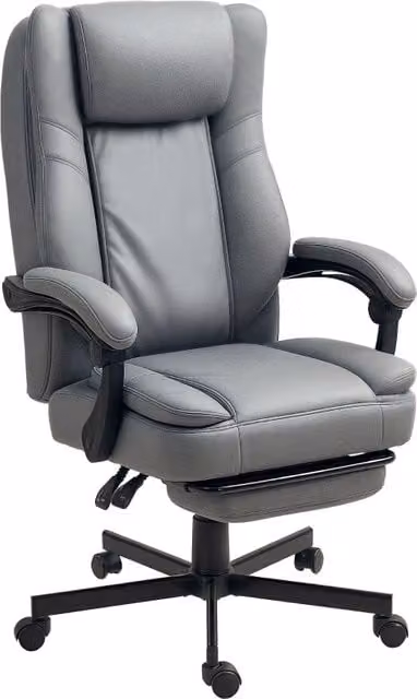 Sedia da ufficio con funzione massaggio, sedia ergonomica da scrivania con funzione reclinabile, sedia girevole regolabile in altezza con