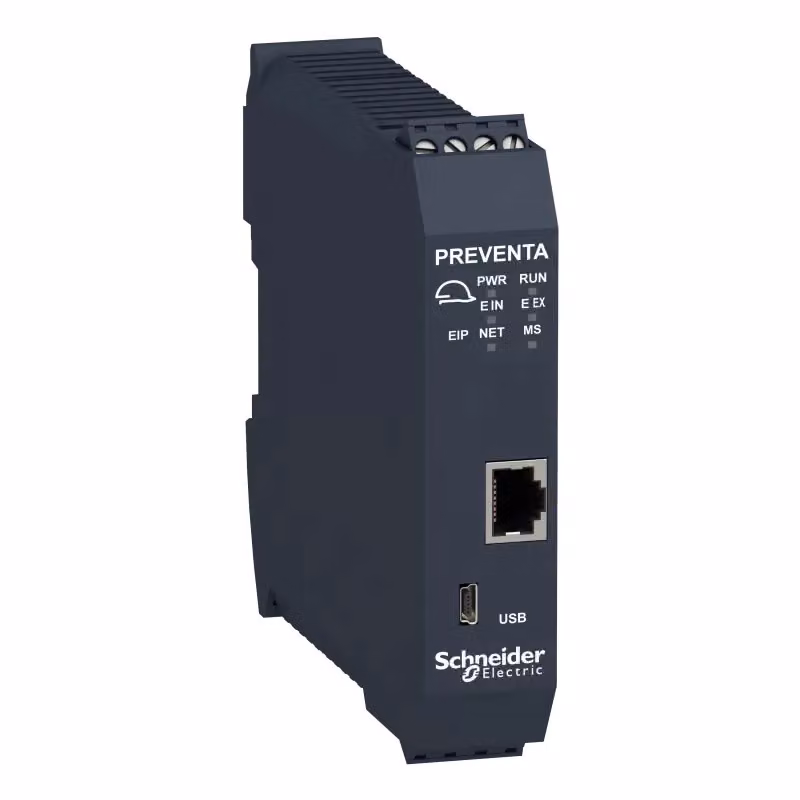 Modulo bus di campo Schneider Electric Ethernet IP, 1x RJ45, controllore di sicurezza Modicon XPSMCM, morsetti a vite XPSMCMCO0000EI