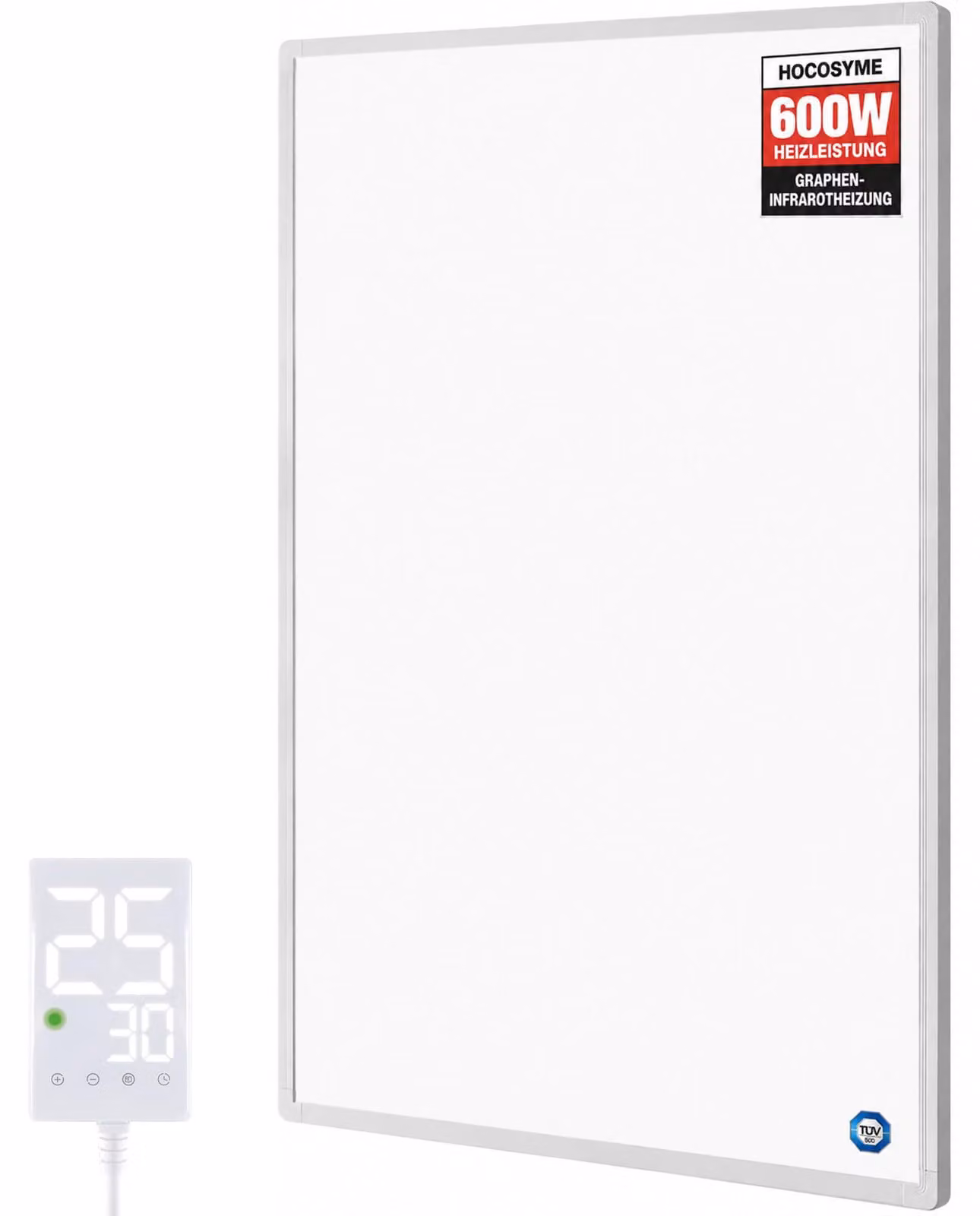 Pannello a infrarossi - 600 Watt - A torre - Termostato programmabile - Elettrico