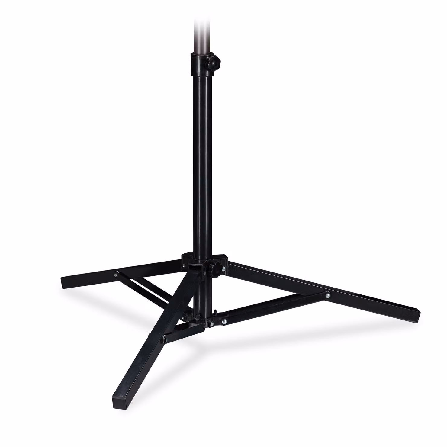 Supporto per ombrellone Relaxdays, giardino e campeggio, mobile, pieghevole, 25-32 mm, dimensioni 55x76x76 cm, supporto a croce in acciaio, nero