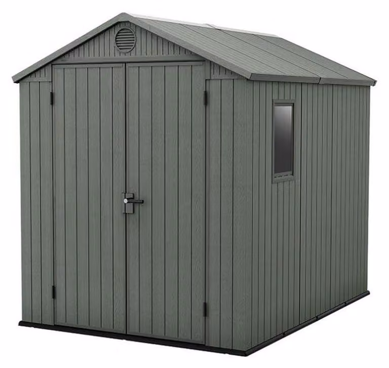 Casetta da giardino Keter Darwin, verde, 6 x 8, con pavimento