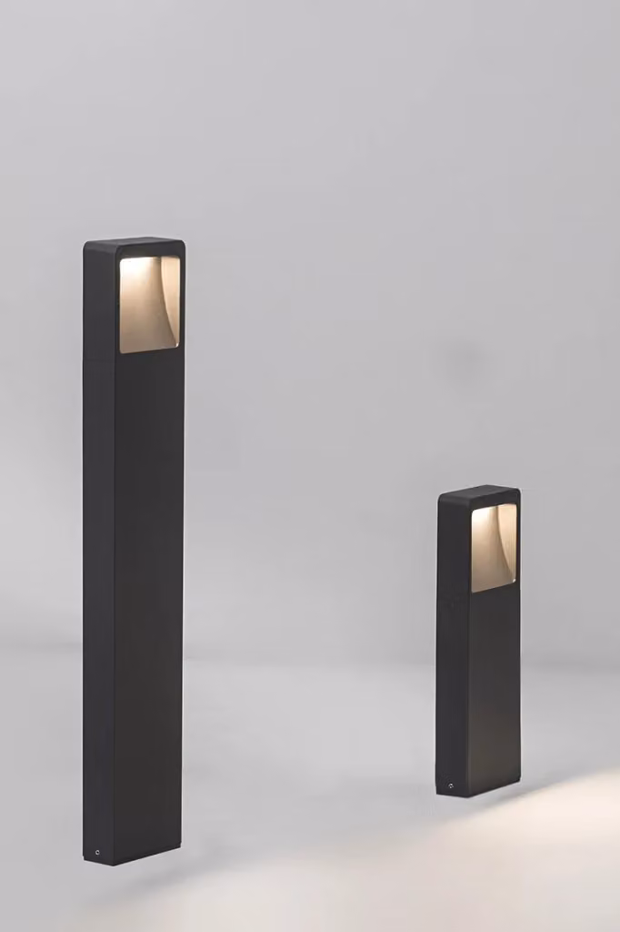 Bollard da esterno BRAD Rossini Group in alluminio color antracite con LED 7W 3000K IP65, Altezza: 35 cm – 2