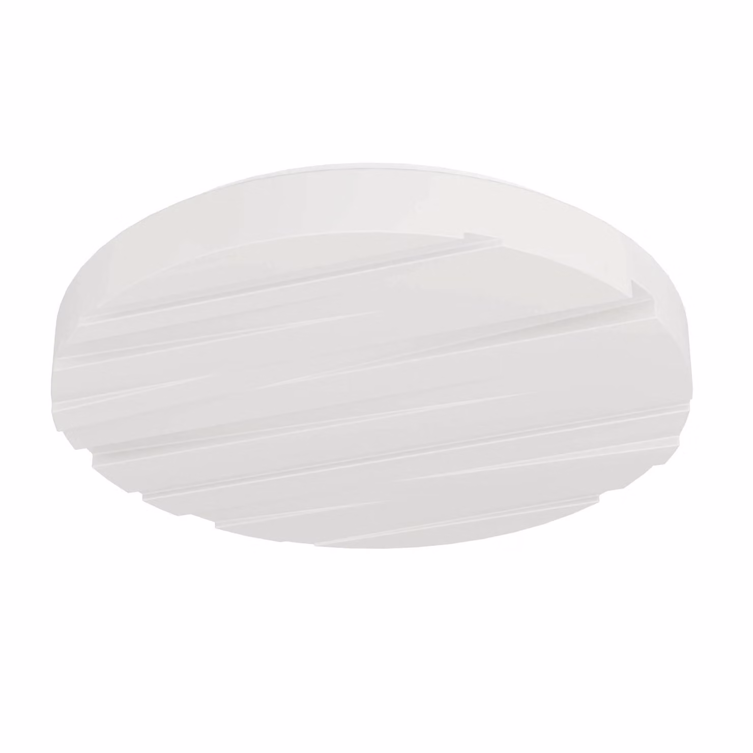 EGLO LED a soffitto Ferentino, lampada a soffitto rotonda con decoro, lampada a soffitto in plastica e metallo in bianco, illuminazione a soffitto bianco caldo, Ø 28 cm