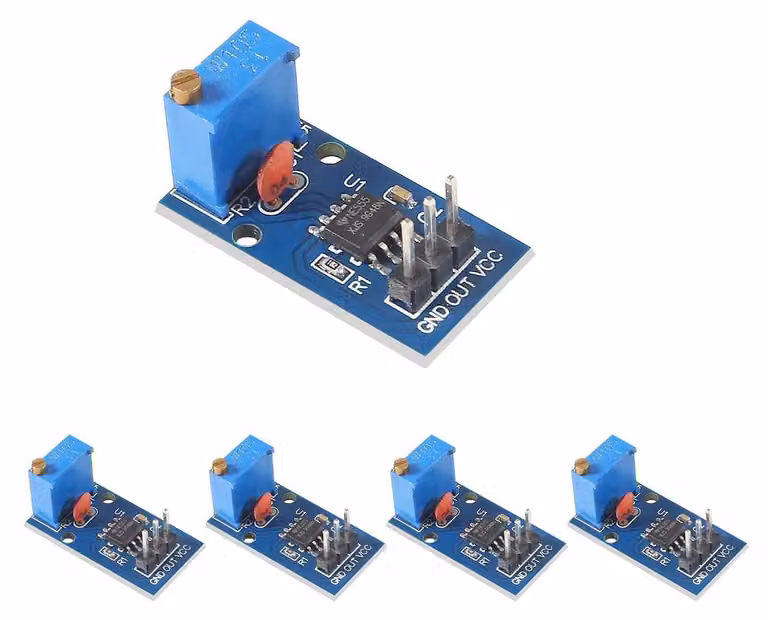 5 generatori di impulsi NE555, modulo di frequenza regolabile, 5-12V DC