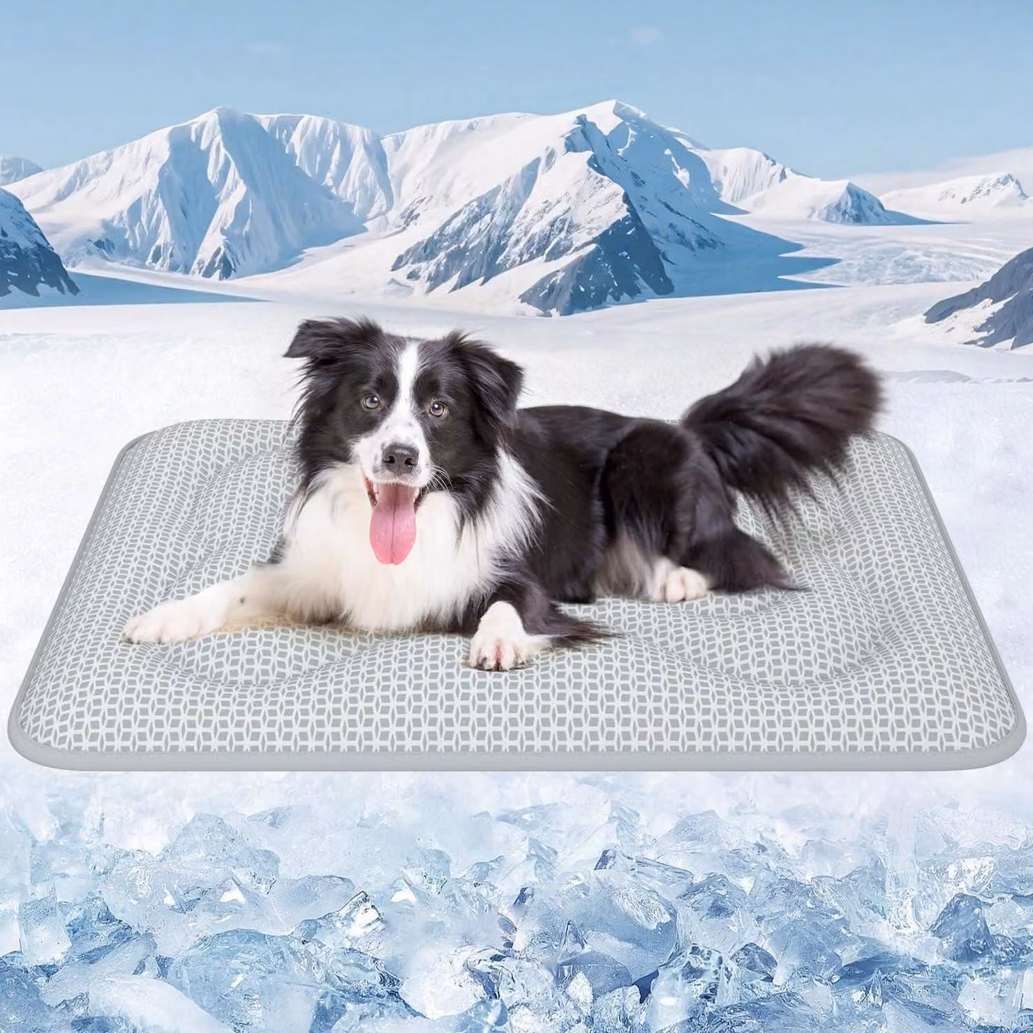 Tappetino refrigerante per cani Arc-Chill, grigio pietra, taglia XL, 3 cm di spessore