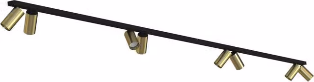 Plafoniera barra Nowodvorski MONO 7754 8xGU10 nero ottone