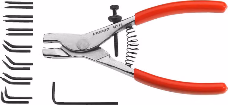 Facom Spitzen Sicherungsringe 0,9mm 45Grad