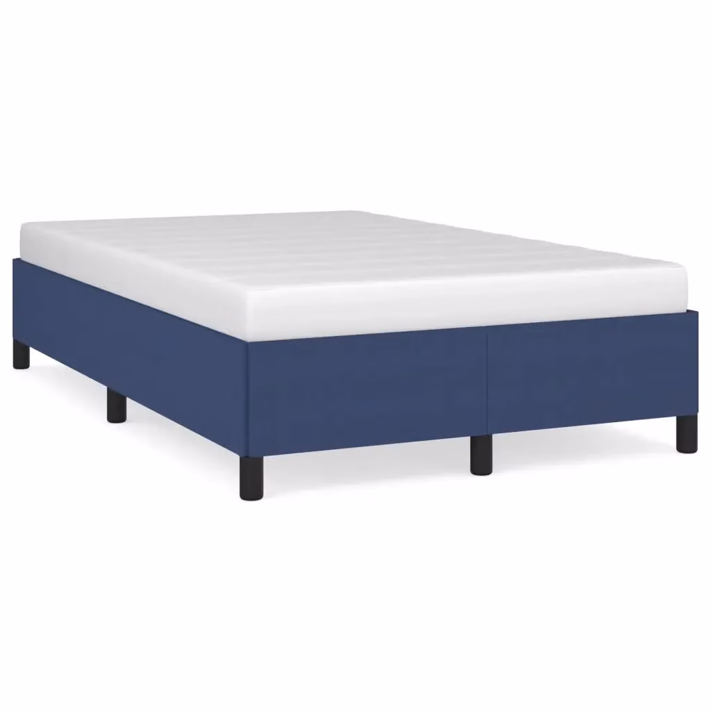 Giroletto vidaXL in tessuto blu con doghe in legno L/P/H: 200 x 120 x 35 cm – 2
