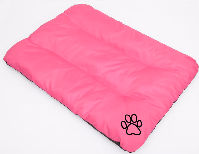 Cuscino per cani Materasso per cani Posto letto per cani Letto per animali domestici Cuscino per cani Letto per gatti - Eco - 100 x 70 cm [Taglia: XL] - Rosa