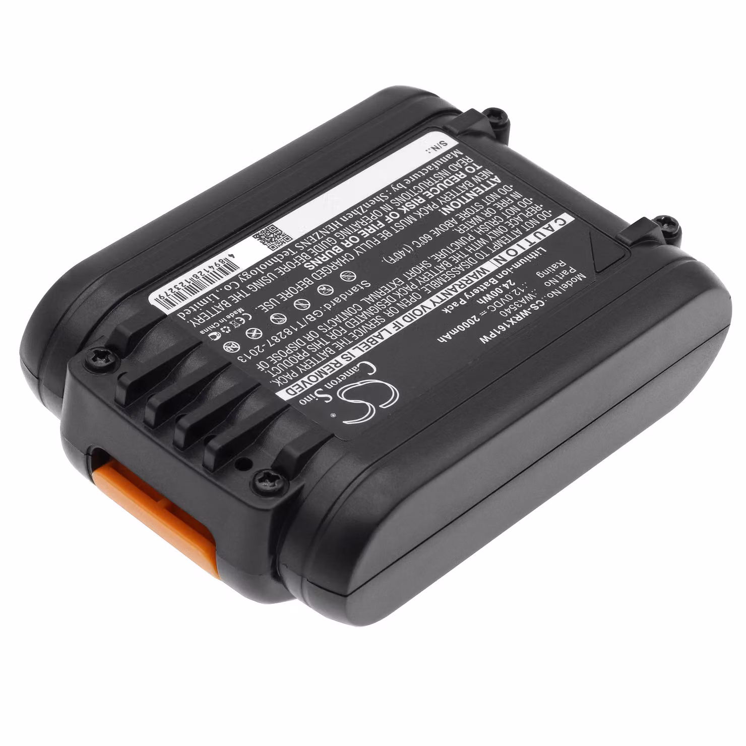 TECHTEK Batteria compatibile con [Worx] WU137, WU161 sostituisce WA3540