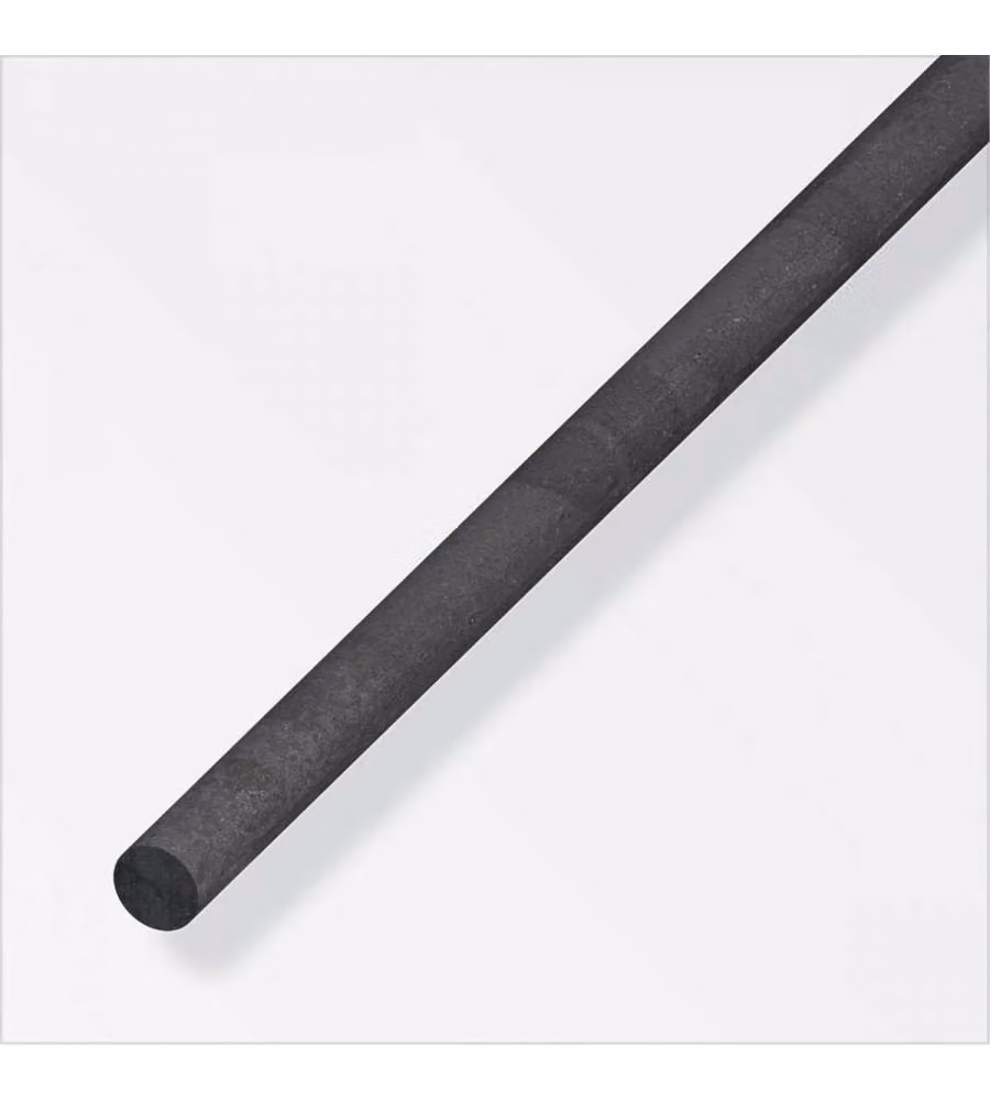Alfer Barra Tonda Acciaio Laminato a Caldo Ø12mm 1m Grigio Acciaio