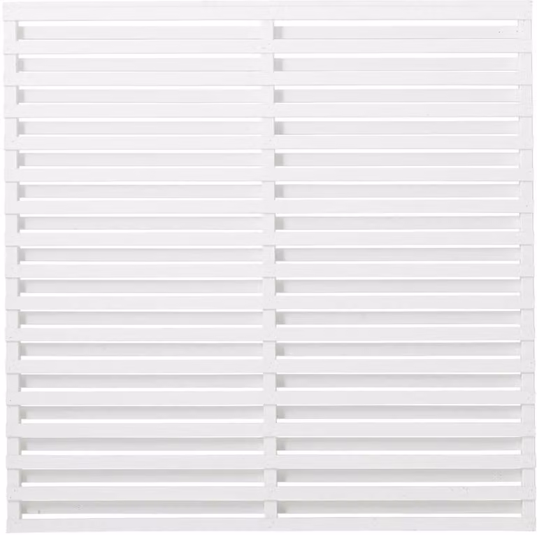 Elemento principale per recinzione PLUS Osaka 180 x 180 cm RAL 9010 bianco