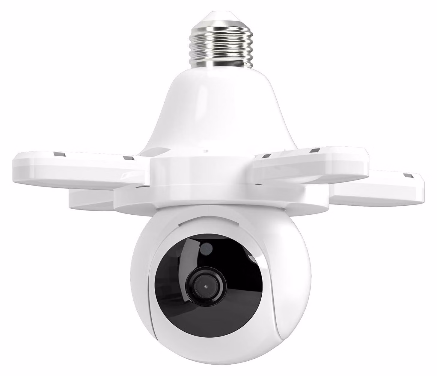 Telecamera di sicurezza da 3 megapixel, per uso interno ed esterno, con illuminatore integrato e visione notturna