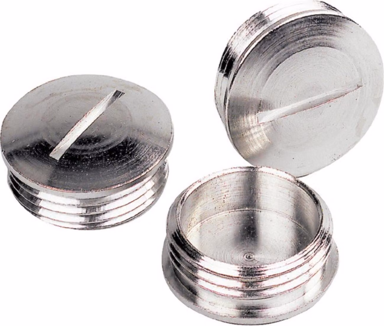 LAPP Tappo cieco PG11x1,41 rotondo con fessura Ottone (CuZn) nichelato Colore argento - 1 pezzo