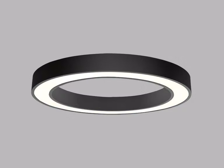 Apparecchio da soffitto dimmerabile LED2 SATURN, Variante: Ø 600mm, 50W, 3300lm, 3000K/4000K, nero, DALI