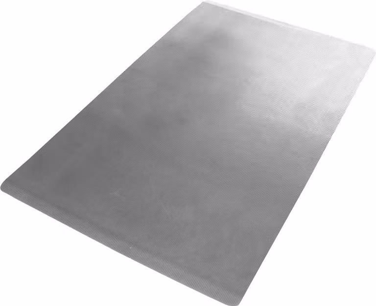 Tappeto antifatica Softer-Work-Mat Ribbed Grey 120x500 cm