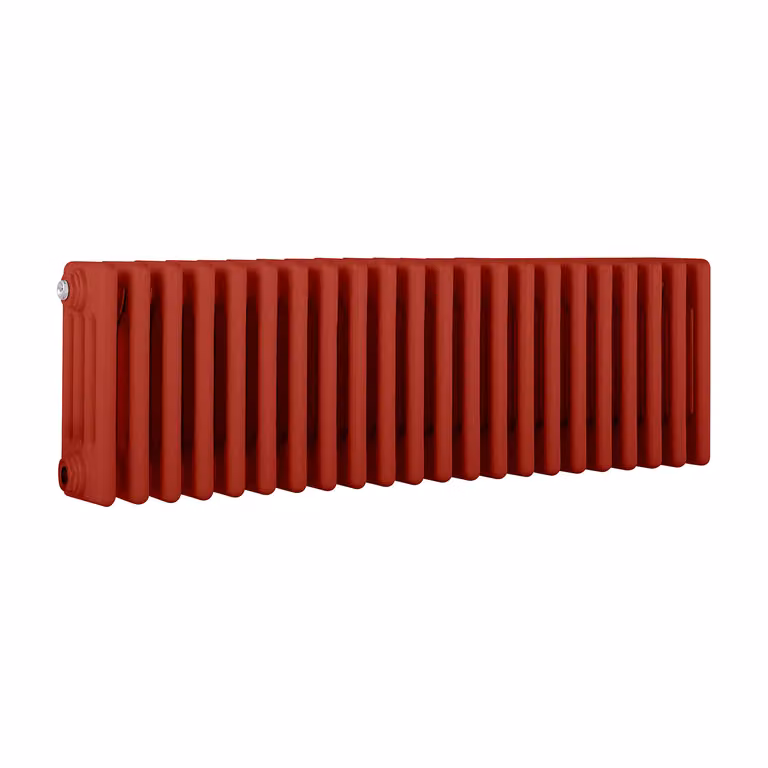 Radiatore Orizzontale a Colonne (4 Colonne) 300mm x 1010mm - Rosso (Siamese Rosso) - Regent