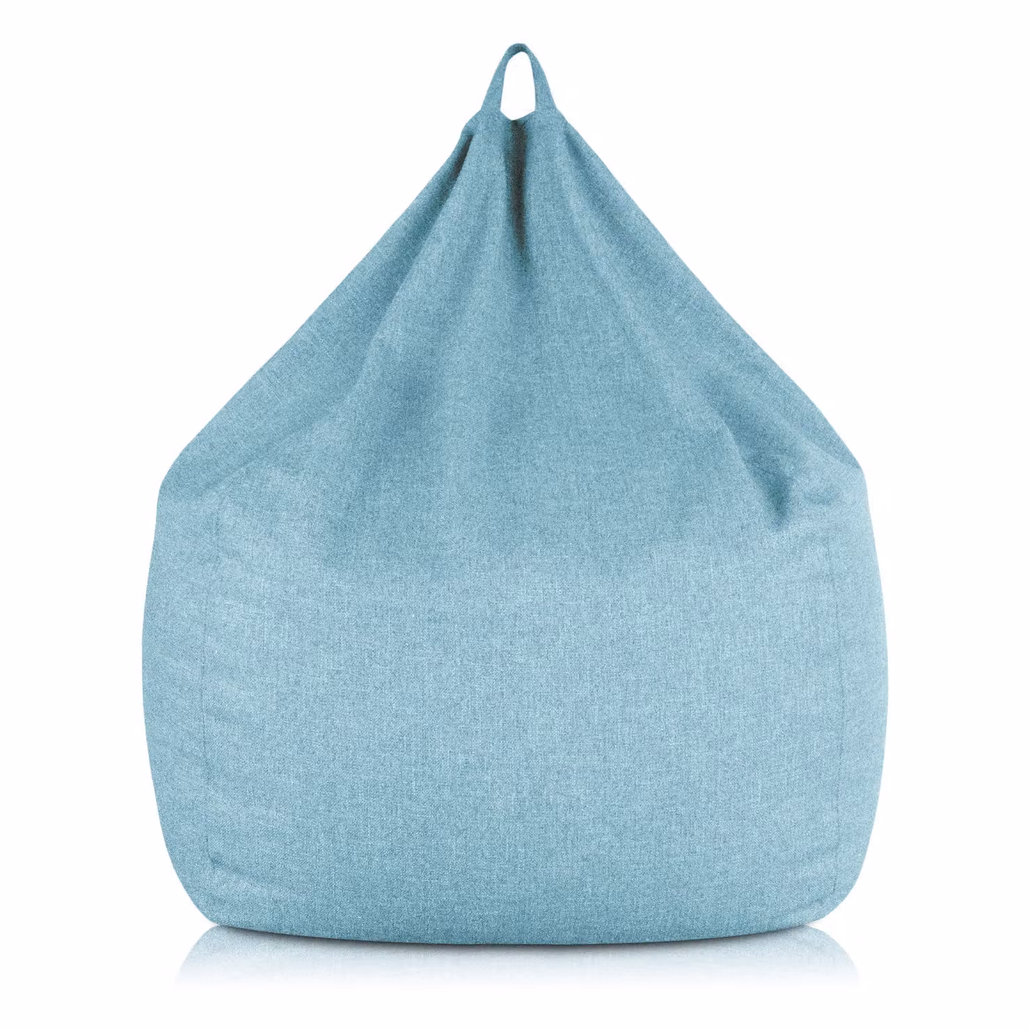 Poltrona sacco Pouf Piuma Celeste XL