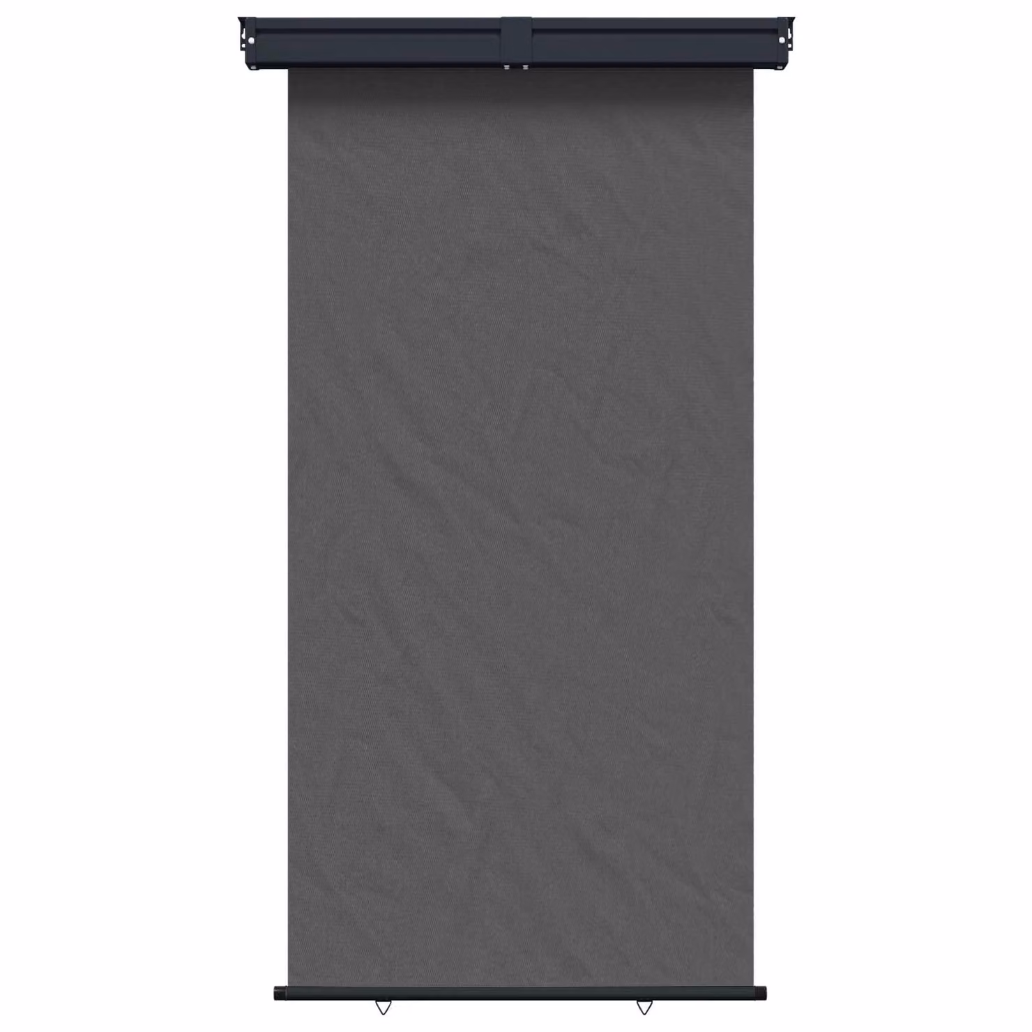 Tenda laterale per balcone vidaXL in poliestere e acciaio, colore antracite/grigio, L: 160 cm, H: 250 cm