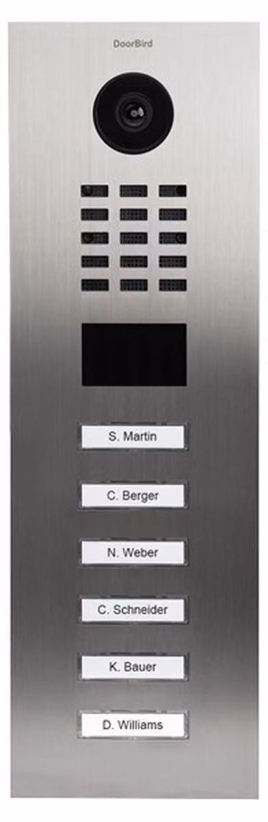 DoorBird D2106V Videocitofono IP in acciaio inox V2A