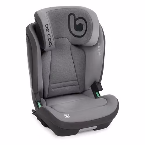 Seggiolino auto Besmoke Be Cool Bravo regolabile I-Size per altezza 100-150 cm grigio – 2