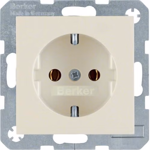 Berker 41438982 Presa SCHUKO bianca, lucida Berker S.1