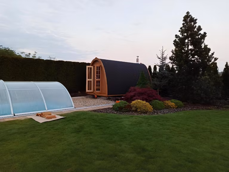 Holzsauna Saunahaus Außensauna Outdoor Sauna Personen 2-4