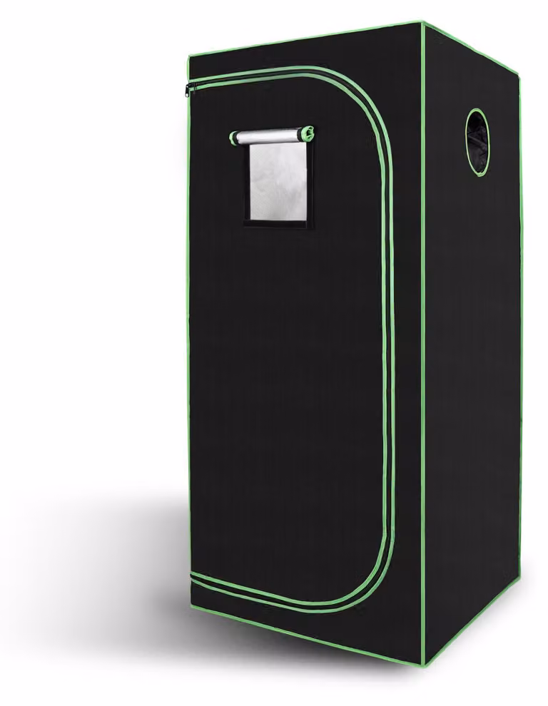 Growbox Ikodm realizzata in tessuto Oxford 600D, resistente allo strappo e ignifugo, ideale per la coltivazione di erbe aromatiche, verdure e frutta, dimensioni 80x80x180 cm