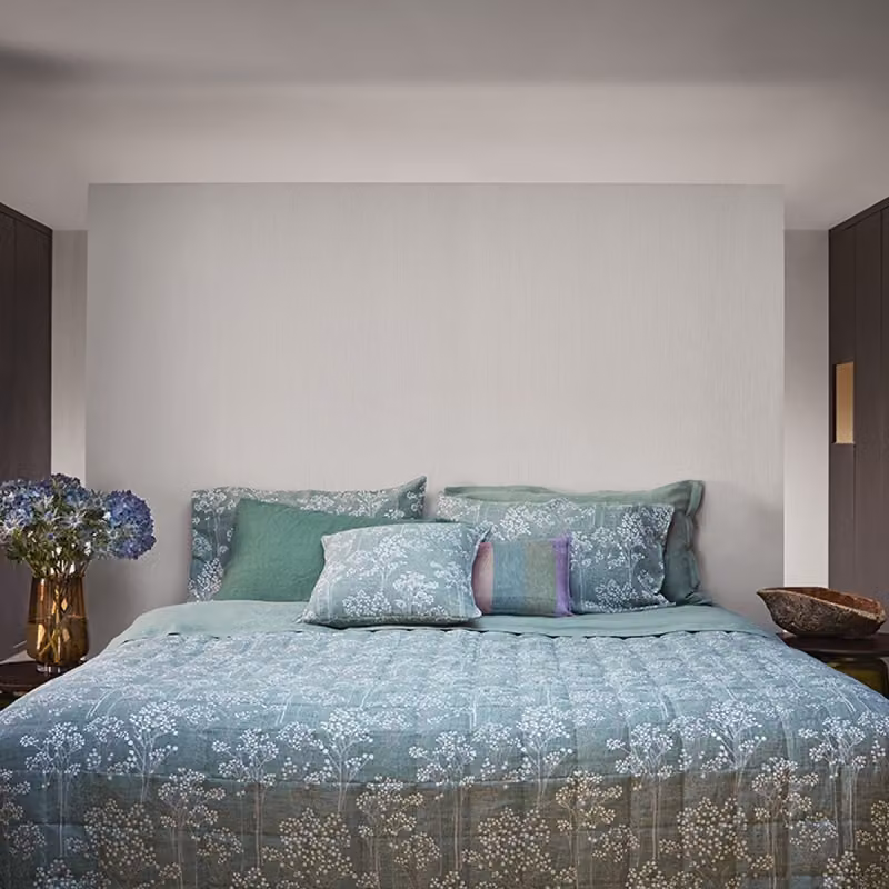 FIORI DI LINO Quilt - Taglia: 2 piazze,Colore: FIORDIDILINO - VERDE