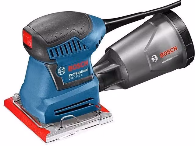 Bosch GSS 140-1 Levigatrice orbitale professionale 180 W Nero Blu