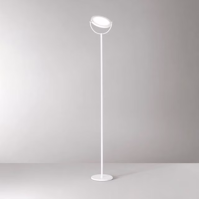 Piantana moderna Perenz Plato in metallo bianco con LED da 30W dimmerabile IP20