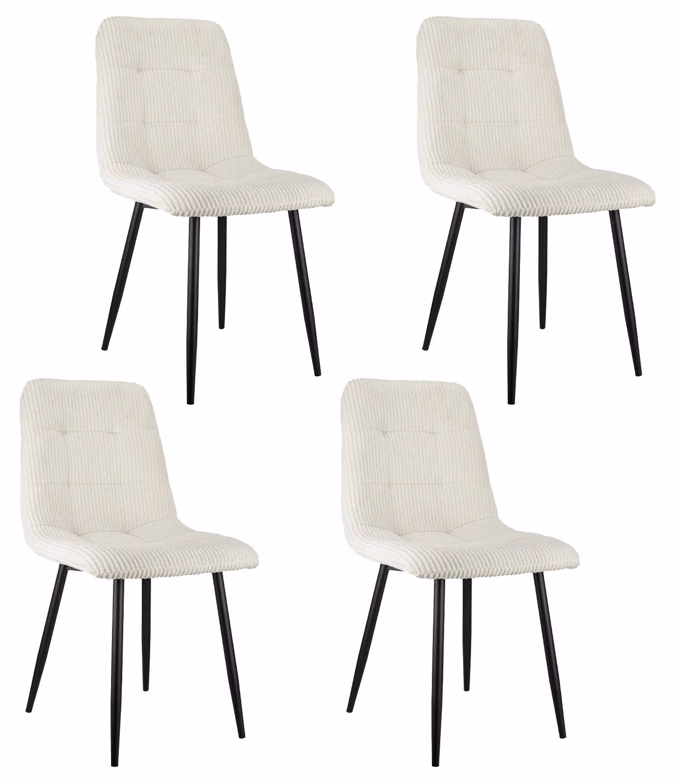 Sedie da pranzo - Set di 4 sedie - Sedute - Sedie da ufficio - Posti a sedere - Design ergonomico