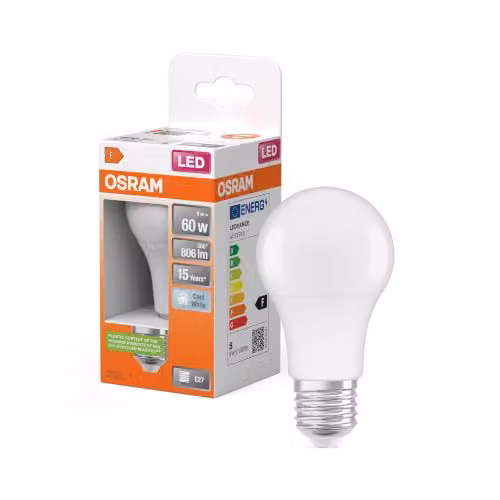Lampadina LED Osram Star Classic A 60 luce naturale E27