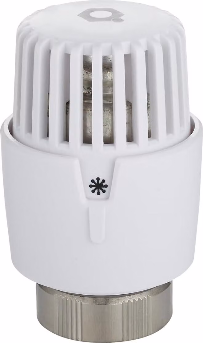 zencQ Termostato per radiatori con serie - Testa termostatica precisa con sensore integrato, protezione antigelo e regolazione versatile per valvola filettata M30x1,5