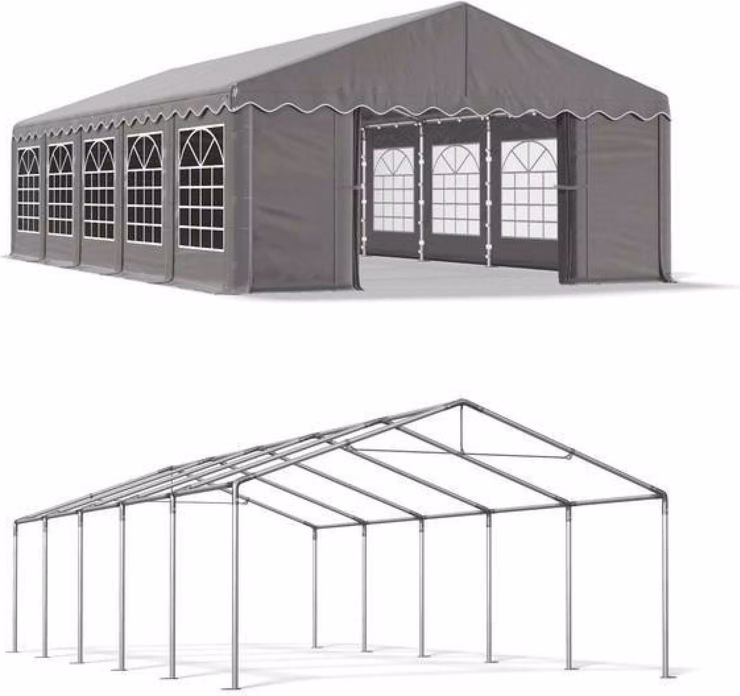 Tenda estiva 4x10 Grigio SUMMER IPE