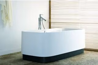 Hoesch SingleBath Duo vasca ovale 1766 x 1141 mm troppopieno a sinistra bianco - 3688.010