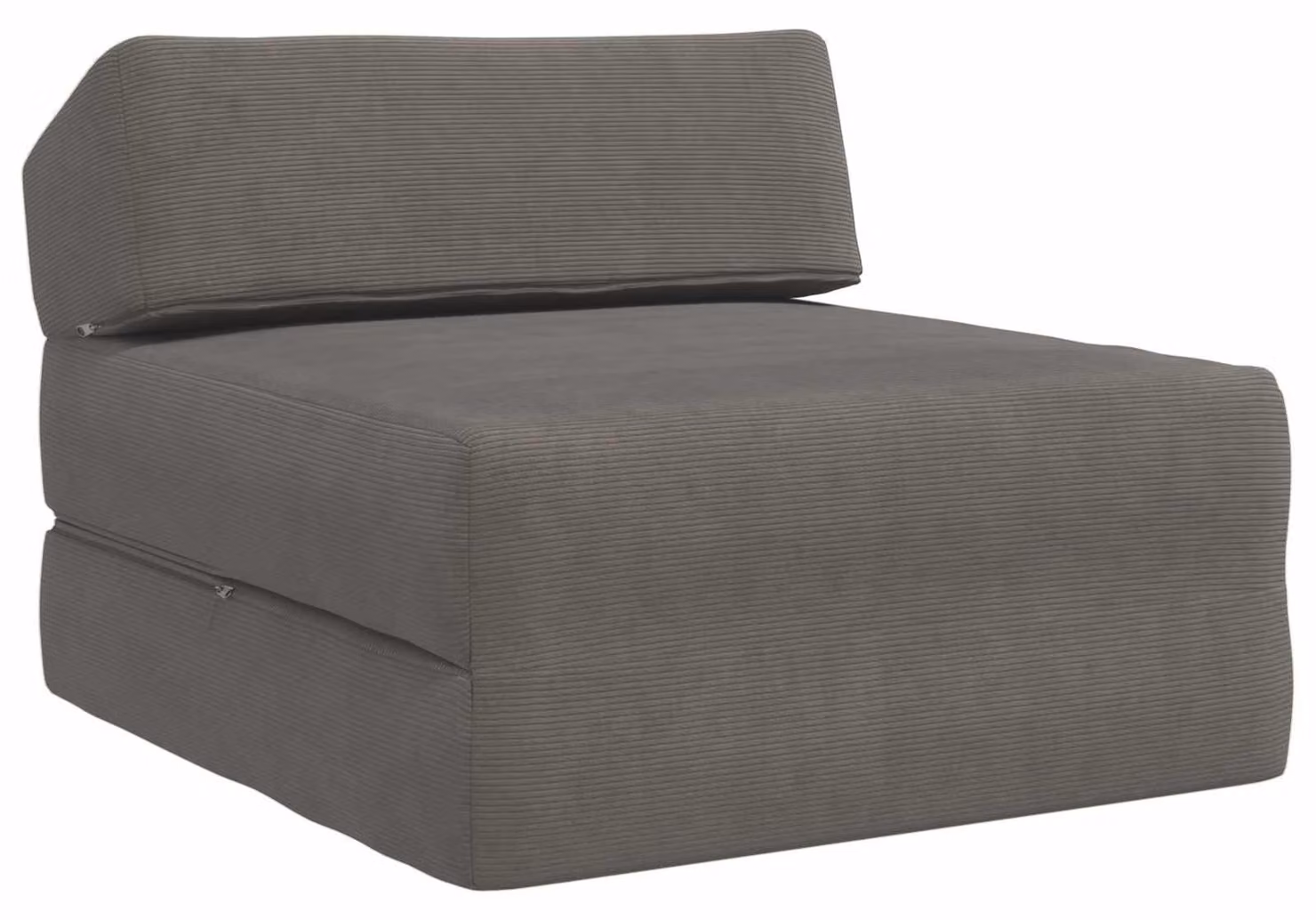 Divano Letto Pieghevole Grigio Chiaro 60 x 70 x 41 cm Tessuto