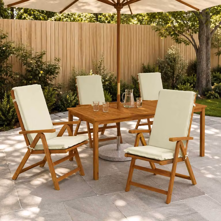 vidaXL Cuscino per sedia a schienale alto GEMERT 6 pz 100% Poliestere