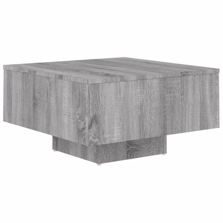 Tavolino Salotto Grigio Sonoma 60x60x31,5 cm Legno Multistrato