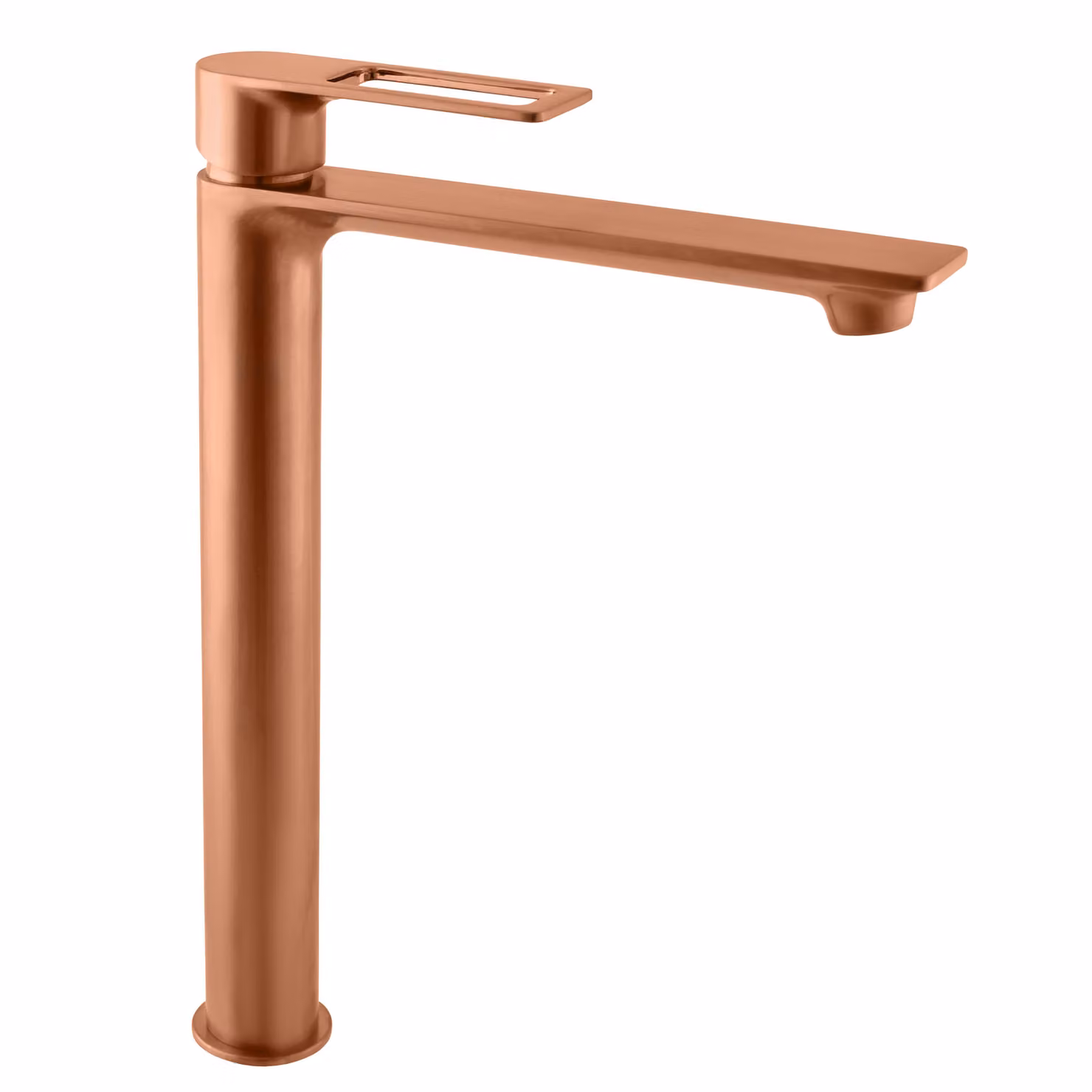 Slezák-RAV Miscelatore per lavabo, alto NIL - rosa dorato - spazzolato, Colore: ROSA DORATO - spazzolato , Finitura superficiale: PVD, Dimensione: 3/8''