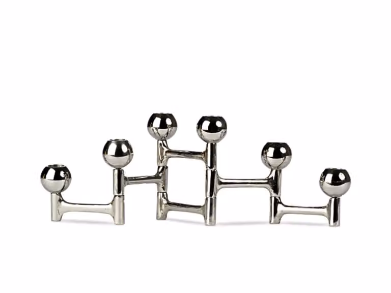 Folding Candelabro Pieghevole - Argento