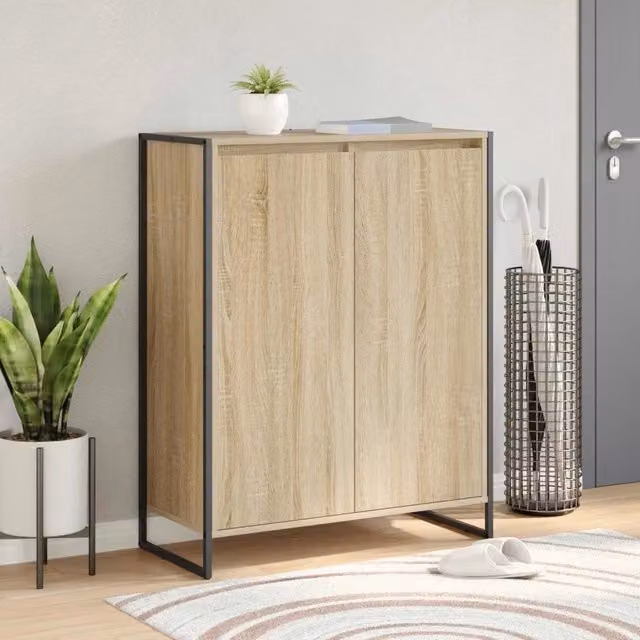 Mobile per scarpe-Scarpiera Sonoma 79 x 36 x 100 cm Legno multistrato