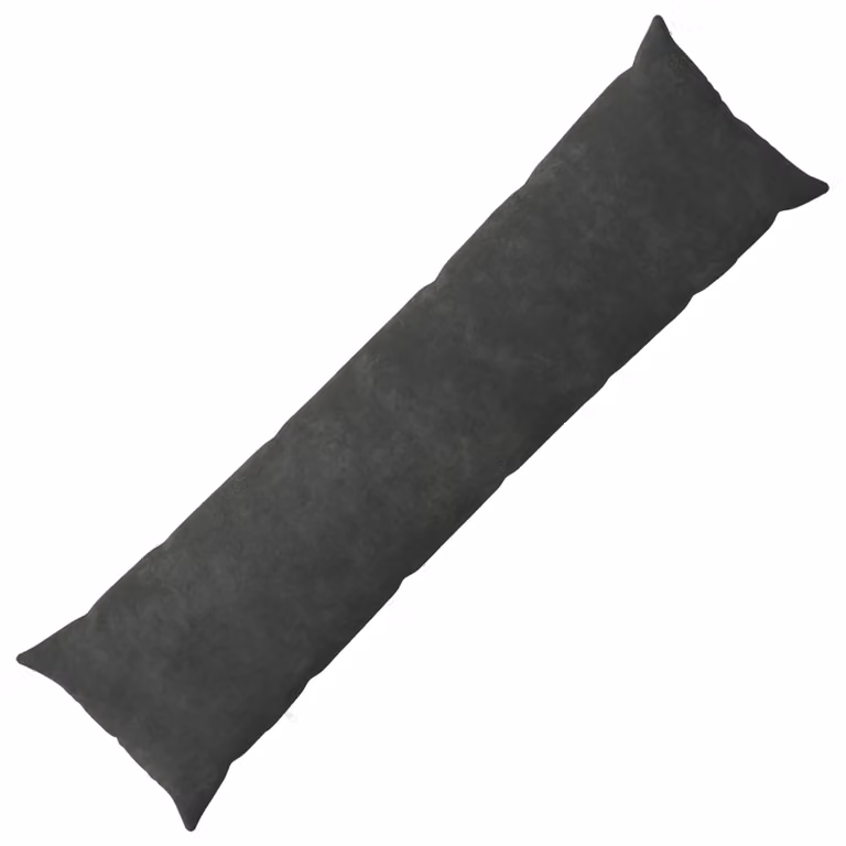 vidaXL Cuscino HEERLEN Antracite 40 x 145 cm Fleece in microfibra