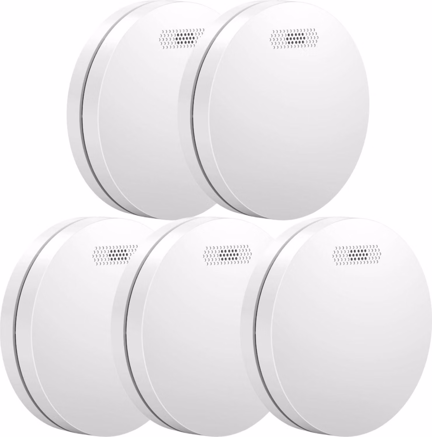 Aroha Pro Safety Rilevatore di Fumo - Batteria da 10 Anni - Sensore Fumo - Allarme Anticendio - 5 pezzi