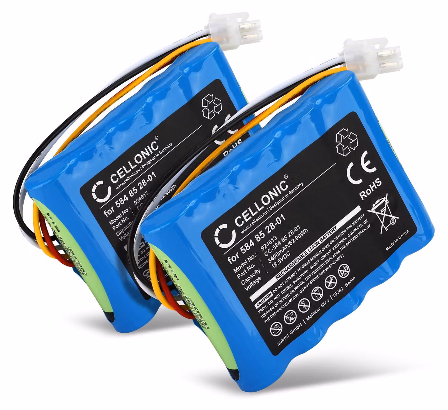 CELLONIC 2x Batteria compatibile con Husqvarna Automower 430X, 589586201