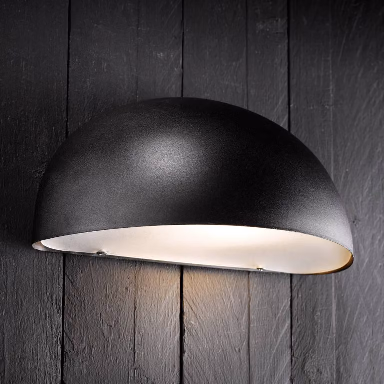 Nordlux Applique da esterno Bergen, nera BERGEN, Nero, Metallo, Moderno