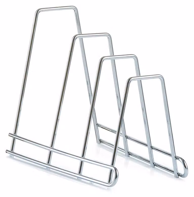 Supporto per assi/tavole in metallo cromato