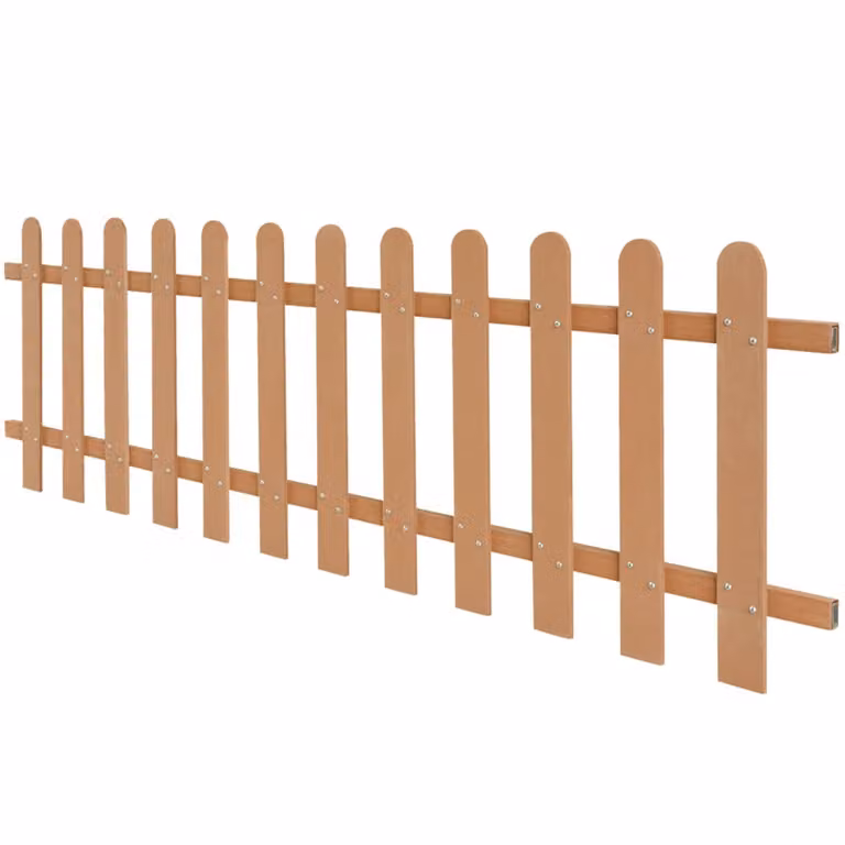 vidaXL Recinzione a picchetto WPC 200x60 cm