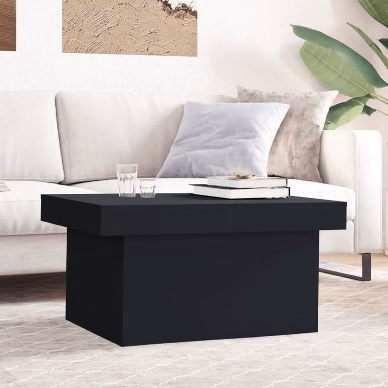 Maison Exclusive - Tavolino nero 100x55x40 cm Materiale ligneo