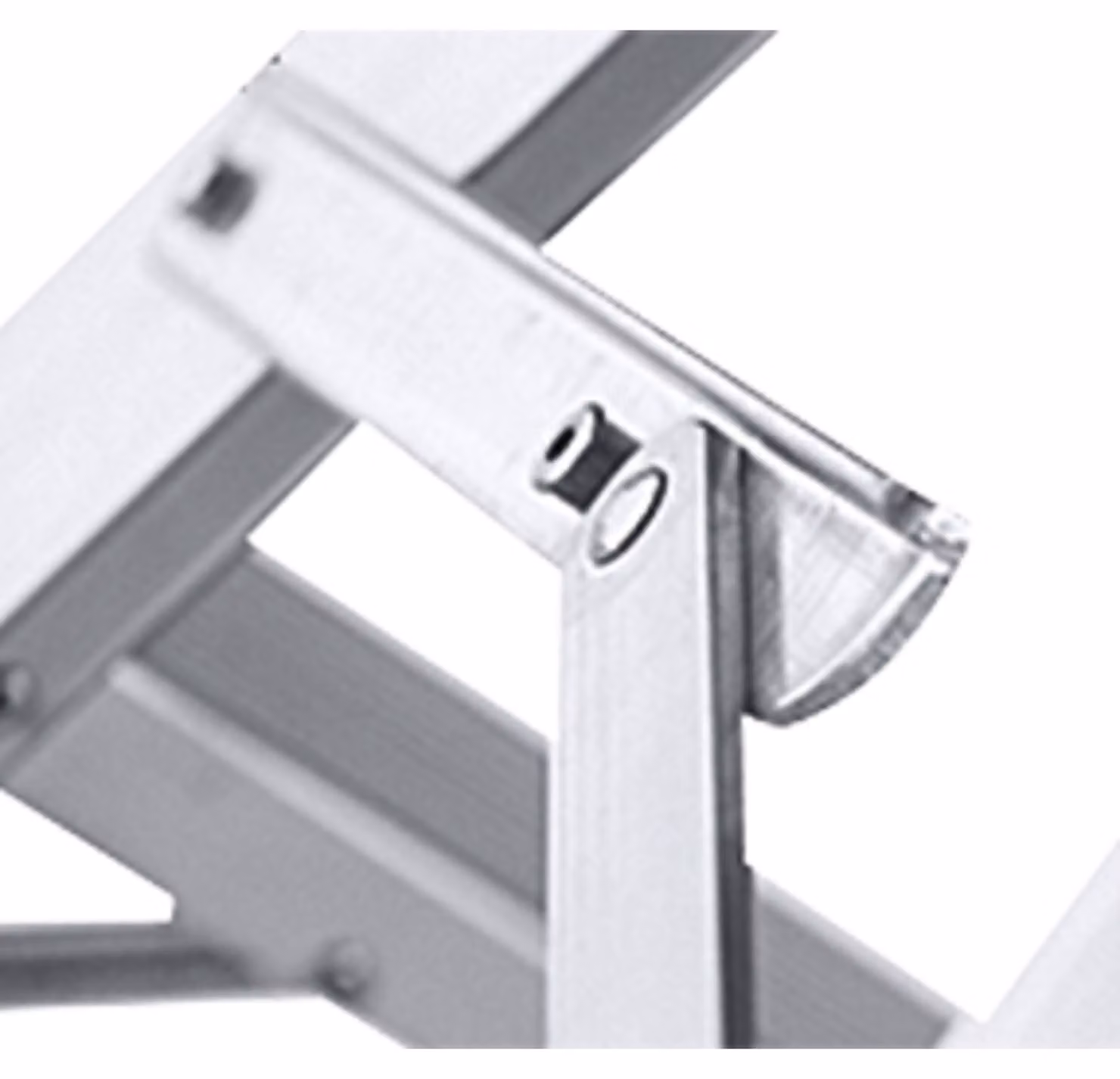 Zarges klappbares Arbeitspodest Seventec BP (2 x 2 Stufen, beidseitig begehbar)
